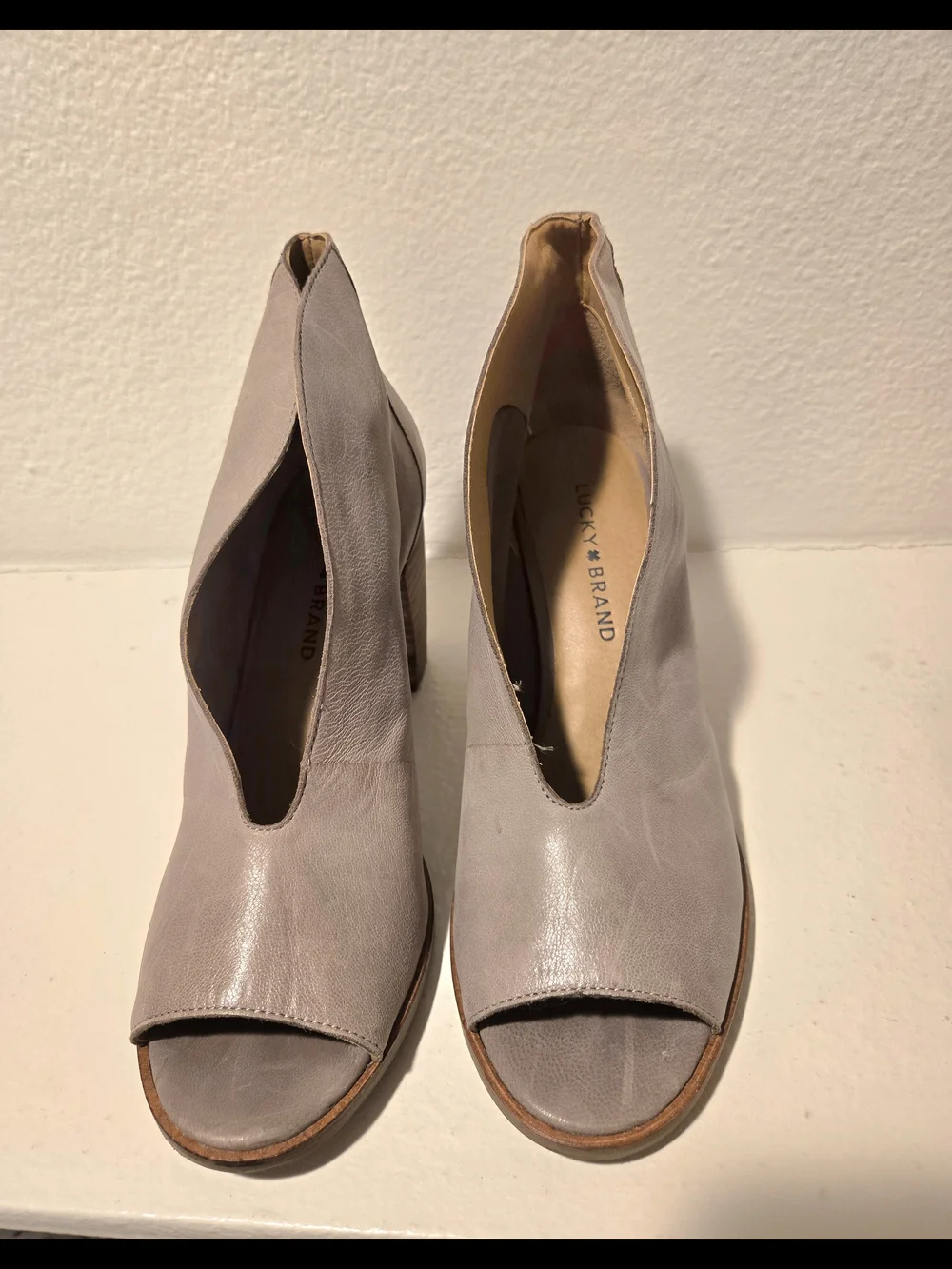 Lucky Brand Joal Titanium Open Toe Bootie - Picture 3 of 5